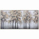Plantation Trees White-Brown-Grey Multi-Color-Acrylic Accents Wall Art