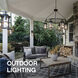 Estate Series Porter LED 13 inch Oil Rubbed Bronze Outdoor Wall Mount Lantern, Extra Small