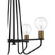 Ravella 4 Light 20 inch Black Chandelier Ceiling Light