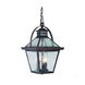 Bay Street 3 Light 10 inch Architectural Bronze Exterior Hanging Lantern