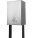 Luxe Satin Nickel Tabletop Touchless Hand Sanitizer Dispenser