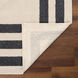 Kali 130 X 94 inch Black/White Rug in 8 x 11