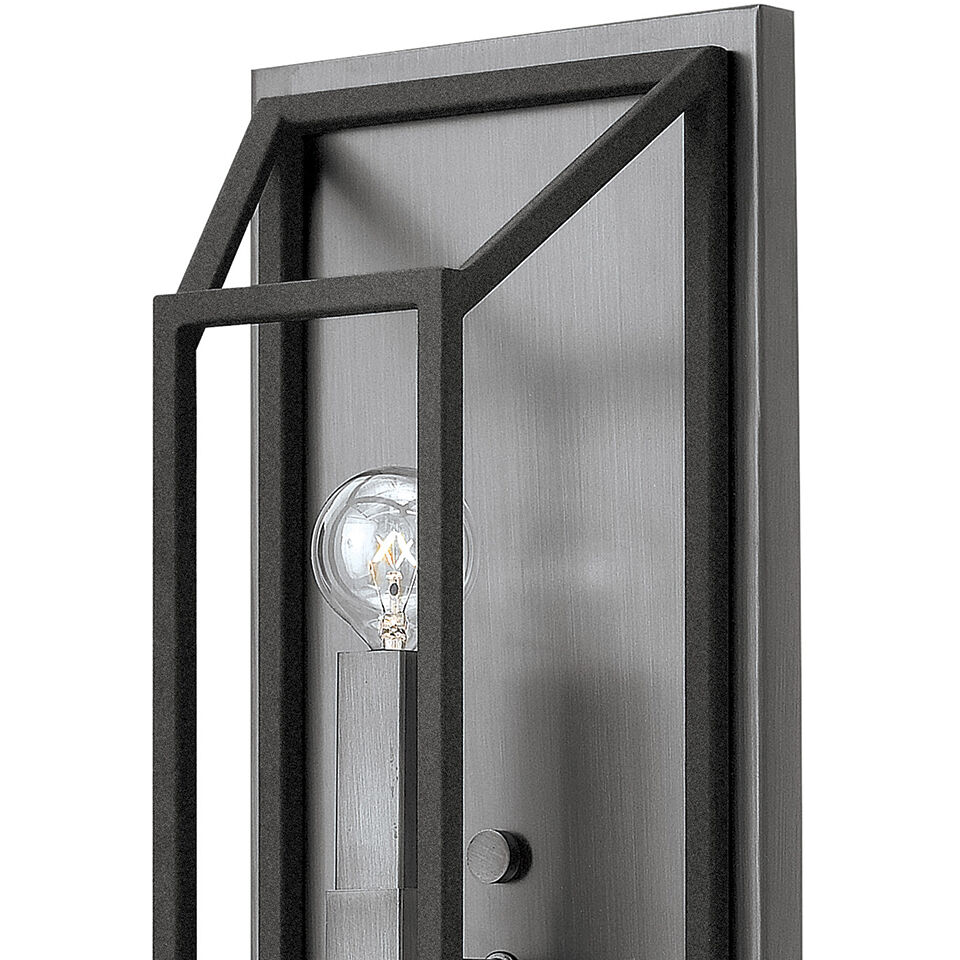 Fulton 2 Light 7.5 inch Aged Zinc with Antique Nickel Indoor Wall Sconce Wall Light