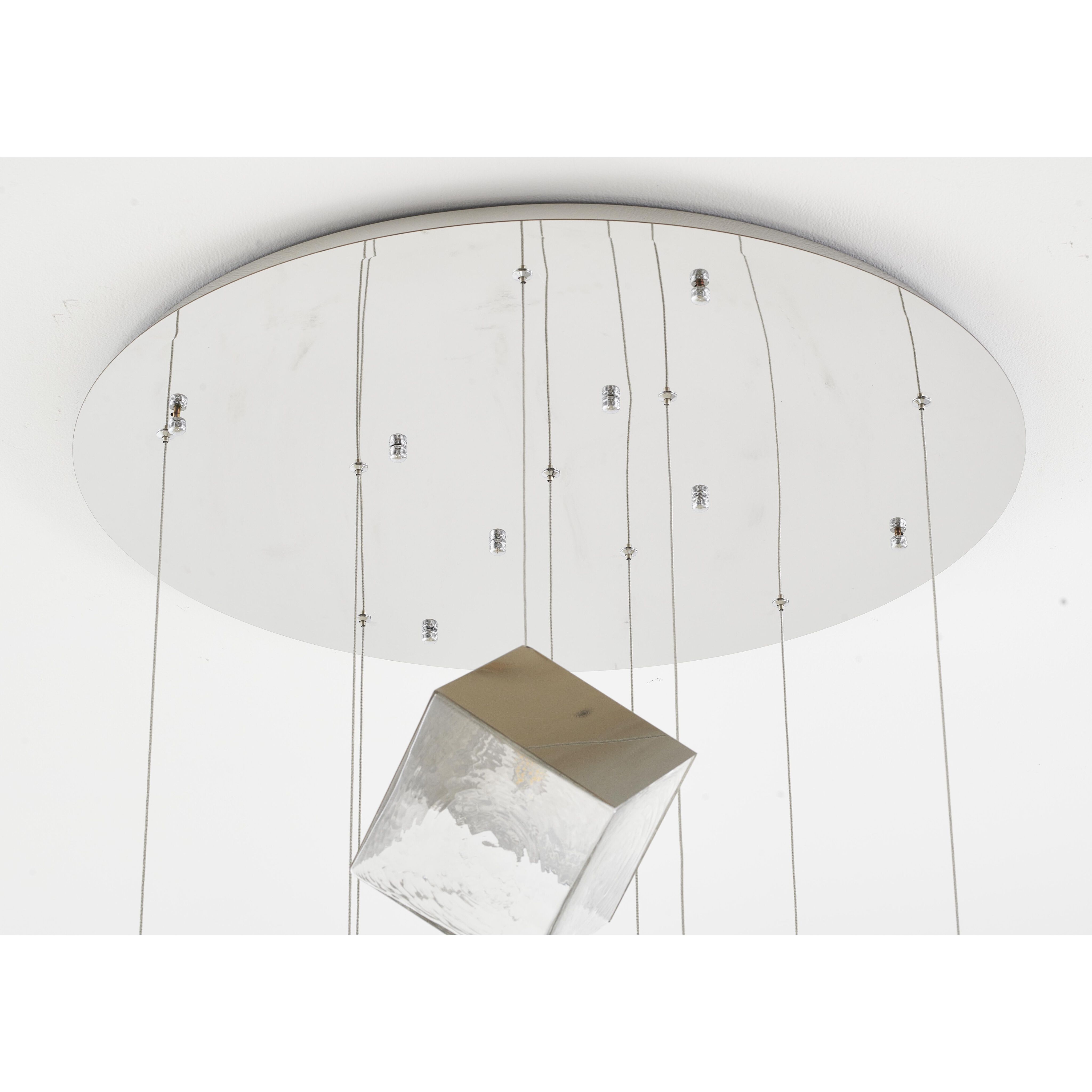 Canada 9 Light 27.5 inch Chrome Chandelier Ceiling Light