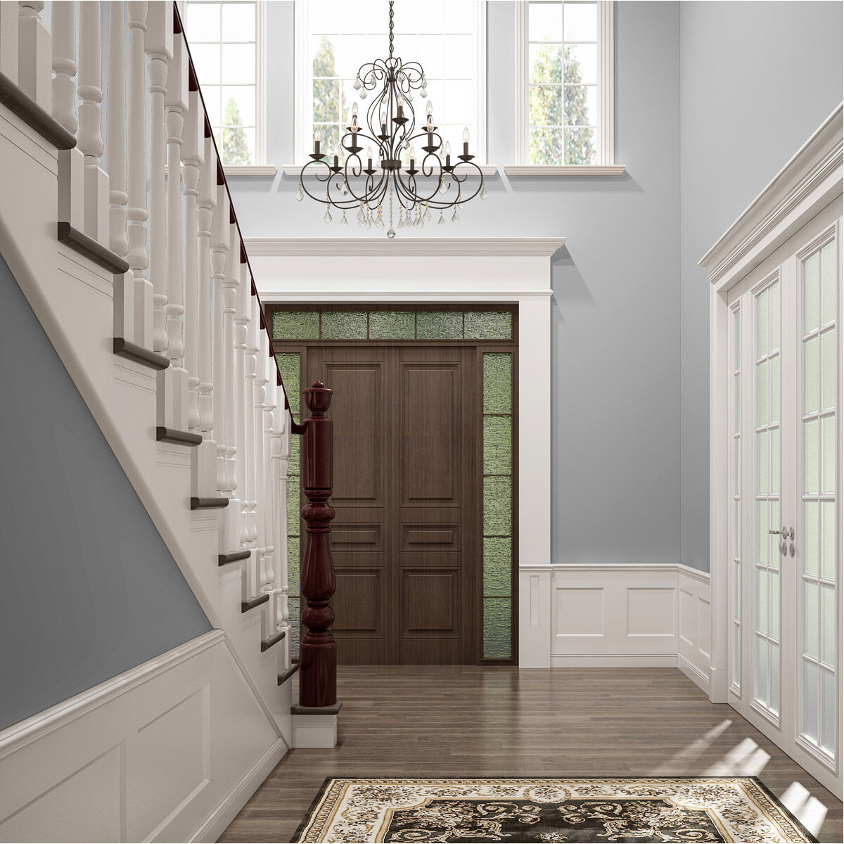 Donatella 12 Light 34.63 inch English Bronze Chandelier Ceiling Light