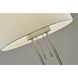 Duet 27 inch 60.00 watt Satin Steel Table Lamp Portable Light in Brushed Steel