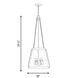 Crawford 4 Light 18 inch Warm Brass Pendant Ceiling Light