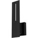 Slot LED 15 inch Sand Black Outdoor Wall Sconce
