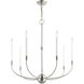Clairmont 7 Light 28 inch Brushed Nickel Chandelier Ceiling Light