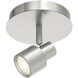 Lincoln LED 6 inch Brushed Steel Flush Mount Ceiling Light