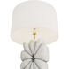 Ashley 28.5 inch 150 watt Ivory Lamp Portable Light