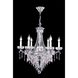 Dynasty Cast Brass 6 Light 25 inch Pewter Chandelier Ceiling Light