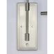 Kempsey 24 inch 75.00 watt Brushed Nickel Swing Arm Wall Bracket Wall Light