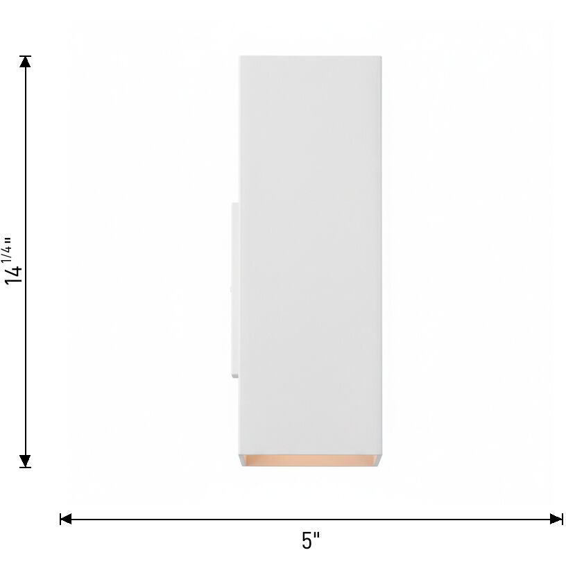 Sean Lavin Pohl 2 Light 14.25 inch Textured Black Outdoor Wall Lantern