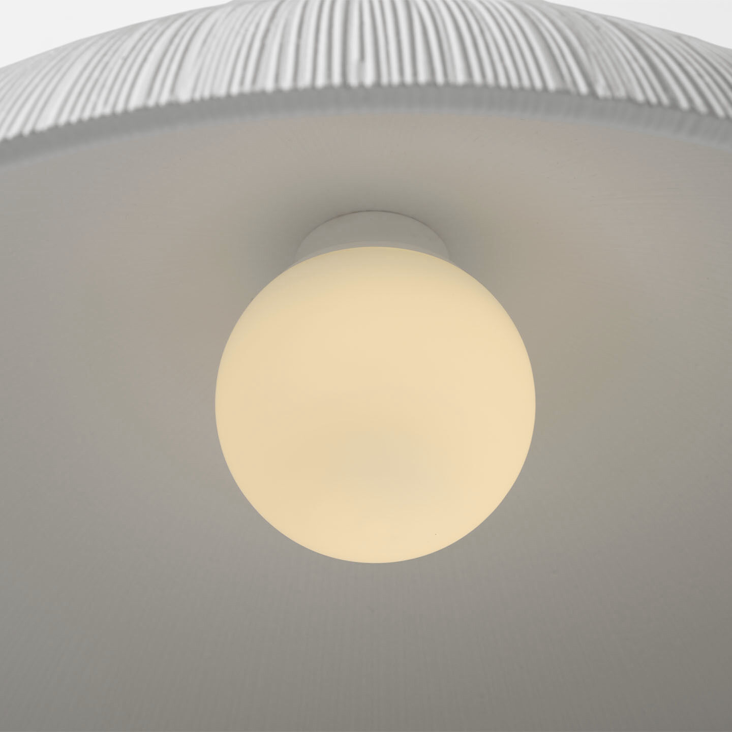 Kelly Wearstler Utopia LED 18 inch Plaster White Sculpted Pendant Ceiling Light
