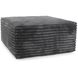 Shar Pei Universal 18 inch Charcoal Ottoman