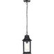 Stillwell 7 inch Matte Black Outdoor Hanging Lantern
