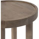 Cicoria 19 X 18 inch Light Brown Side Table