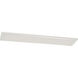 Lugano LED 48 inch White Linear Flush Mount Ceiling Light