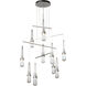 Link 10 Light 35 inch Vintage Platinum Mobile Pendant Ceiling Light