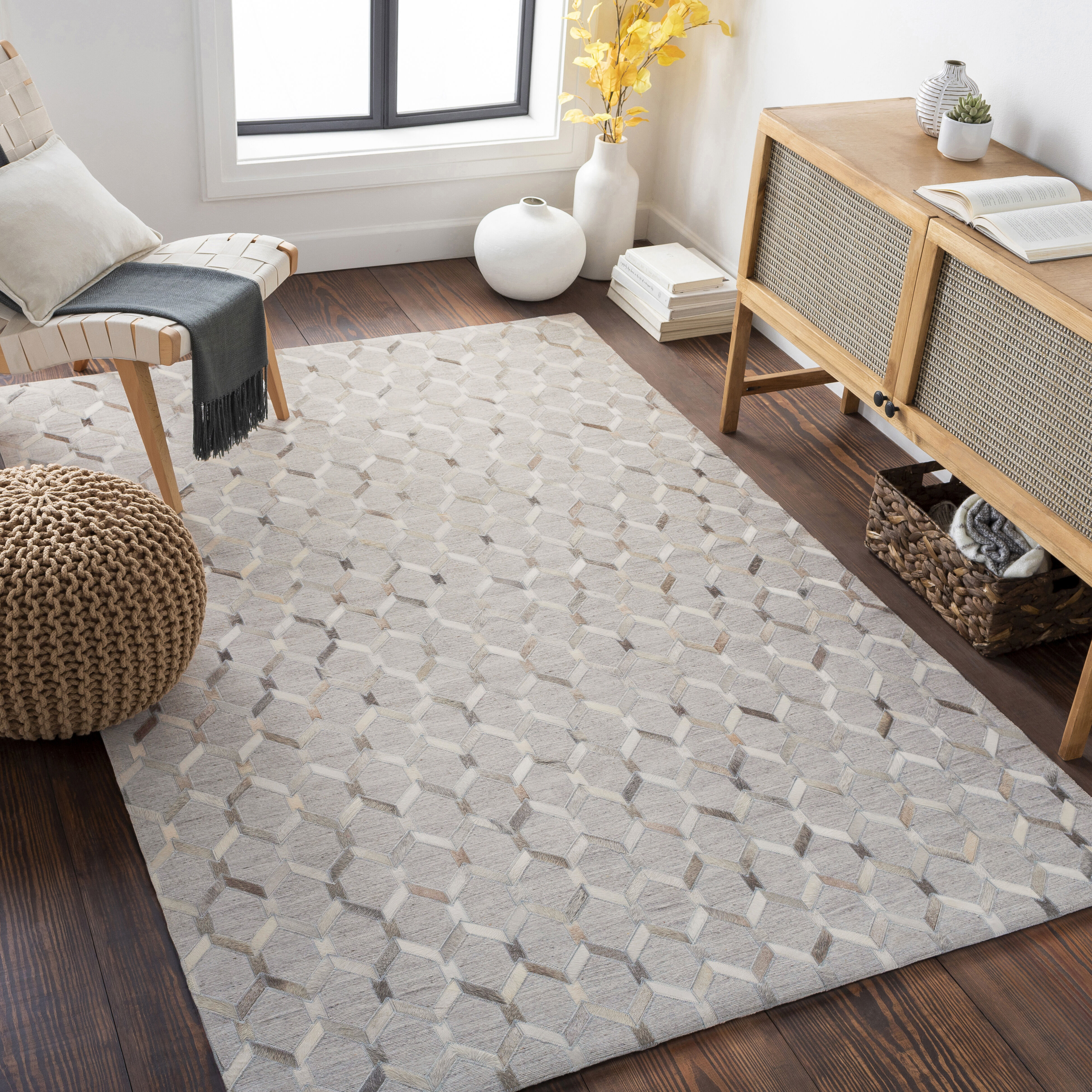 Medora 120 X 96 inch Charcoal Rug in 8 x 10, Rectangle