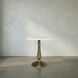 Alida 30 X 30 inch Antique Brass Side Table