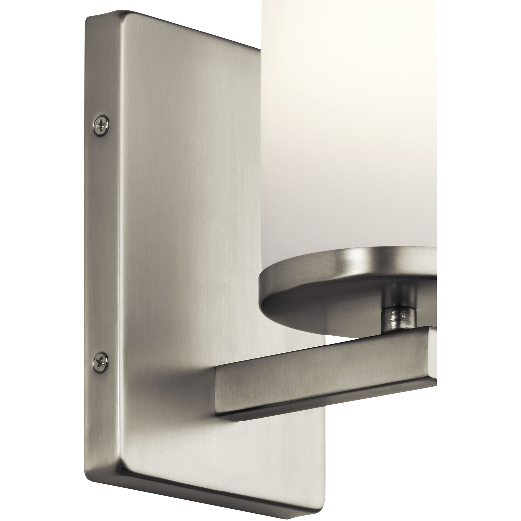 Crosby 1 Light 5 inch Brushed Nickel Wall Bracket Wall Light