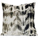 Kanoko 24 X 2 inch Gray and Black Pillow