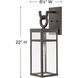 Estate Series Porter Outdoor Wall Mount Lantern in Oil Rubbed Bronze, Non-LED, Open Air