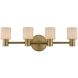 Harlowe LED 26 inch Winter Brass Bath Vanity Light Wall Light