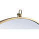 Eternity 24 X 24 inch Brass Wall Mirror