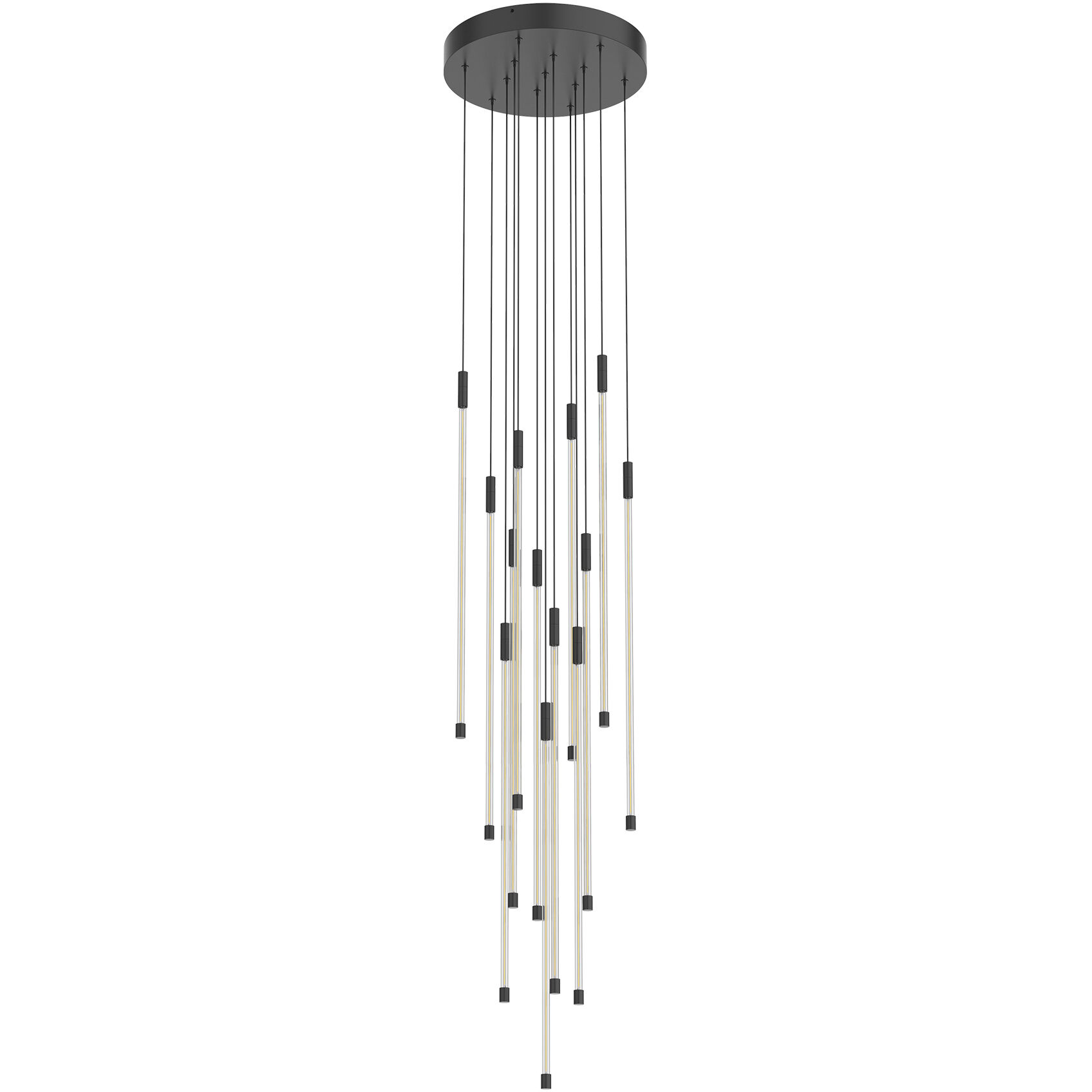 Motif Multi Pendant Ceiling Light in Black