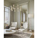 Garson Silver Leaf and Fresh Files Linen Chair