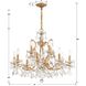 Filmore 12 Light 29 inch Antique Gold Chandelier Ceiling Light in Clear Hand Cut