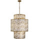 Kato 16 Light 32 inch Havana Gold Chandelier Ceiling Light