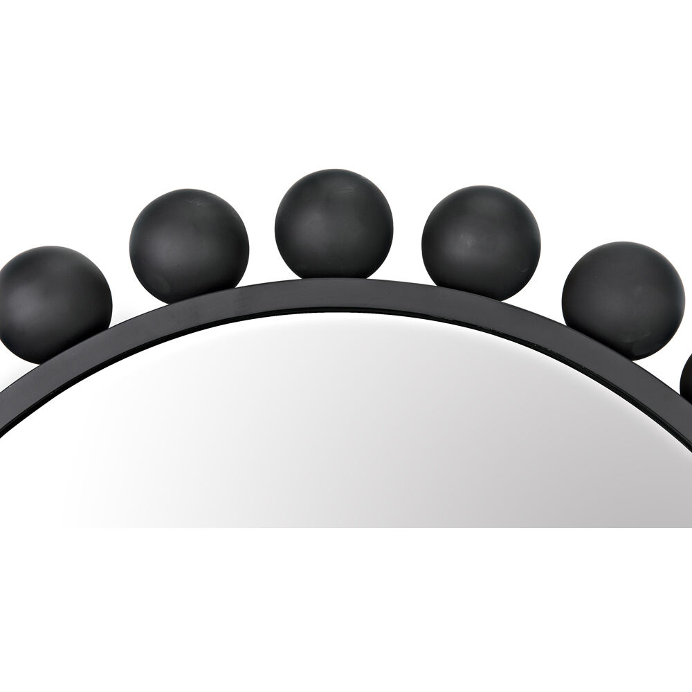 Cooper 33 X 33 inch Matte Black Mirror