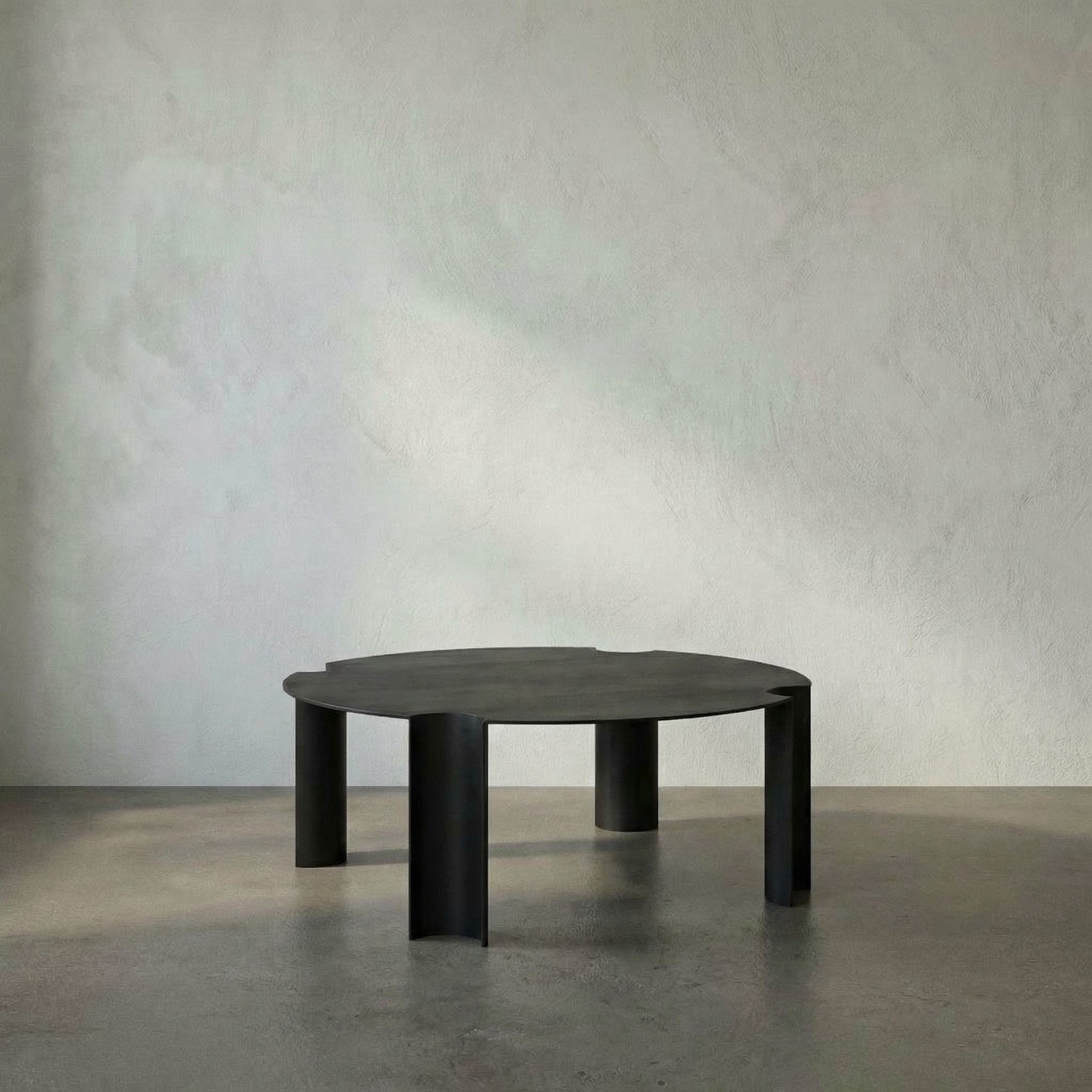 Luca 36 X 36 inch Matte Black Coffee Table