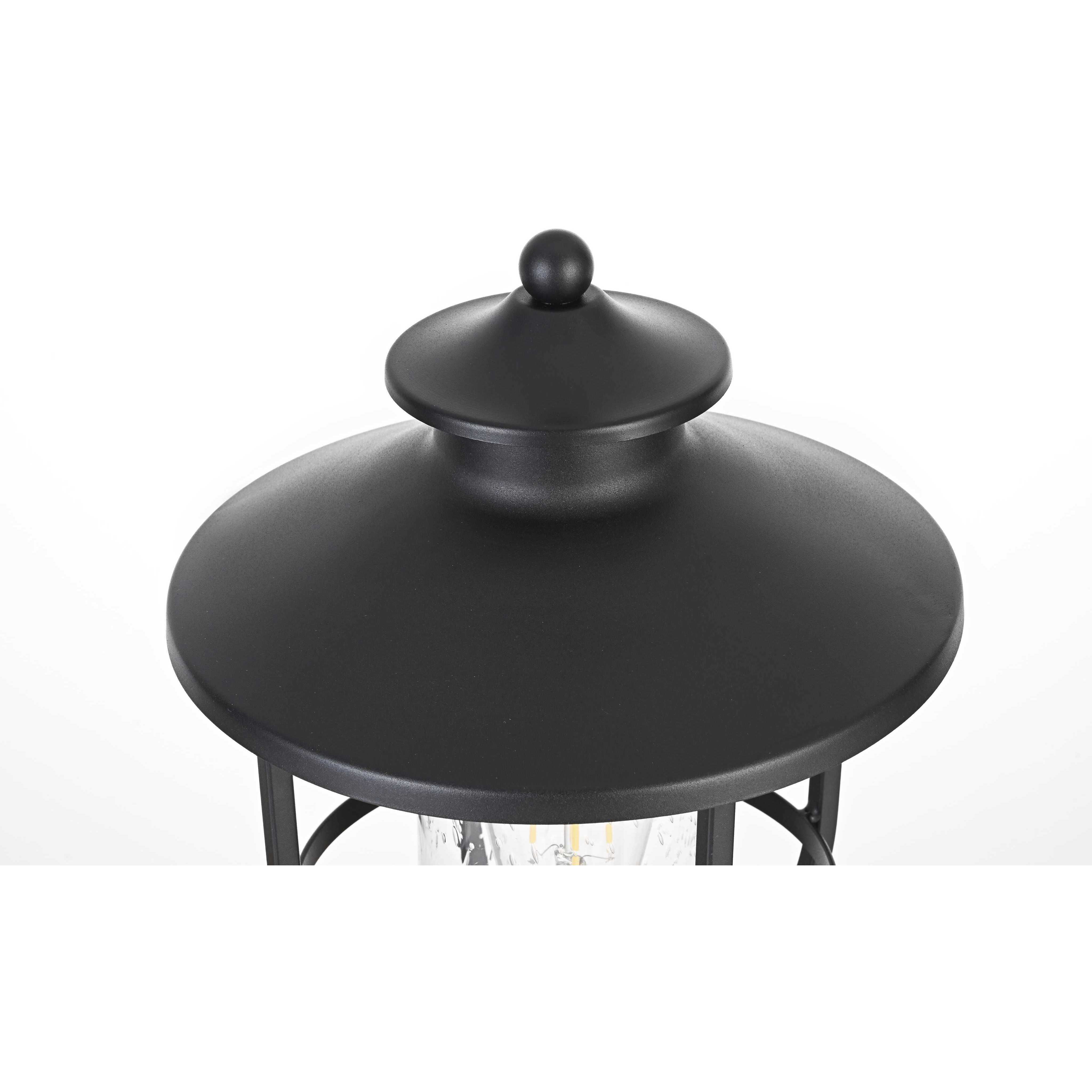 Janney 1 Light 16.5 inch Black Outdoor Post Light