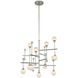 Mercer LED 24 inch Polished Nickel Chandelier Ceiling Light