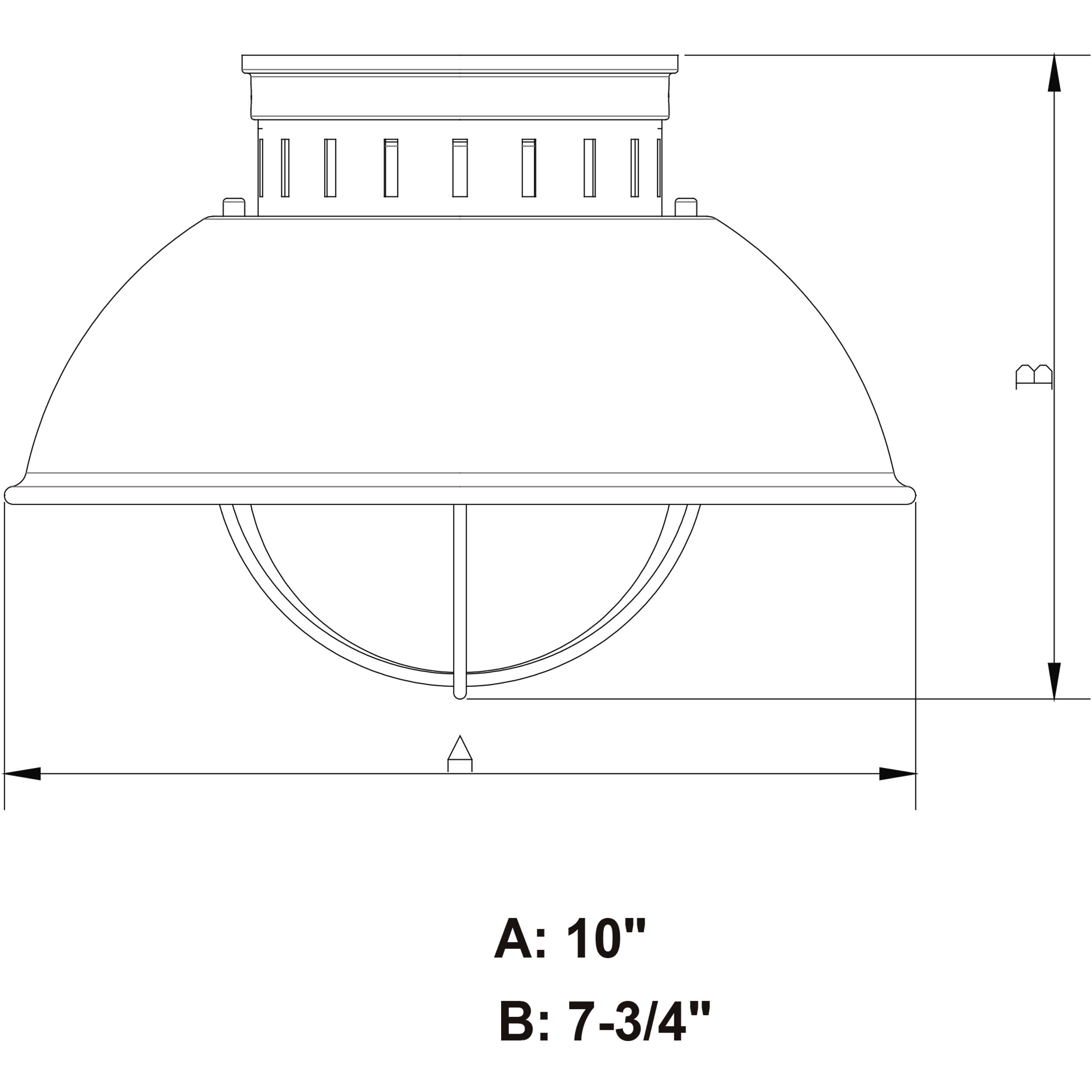Harwich LED 10 inch Textured Gray Outdoor Ceiling