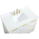 Blake 42 X 22 X 34 inch White Vanity Sink Set