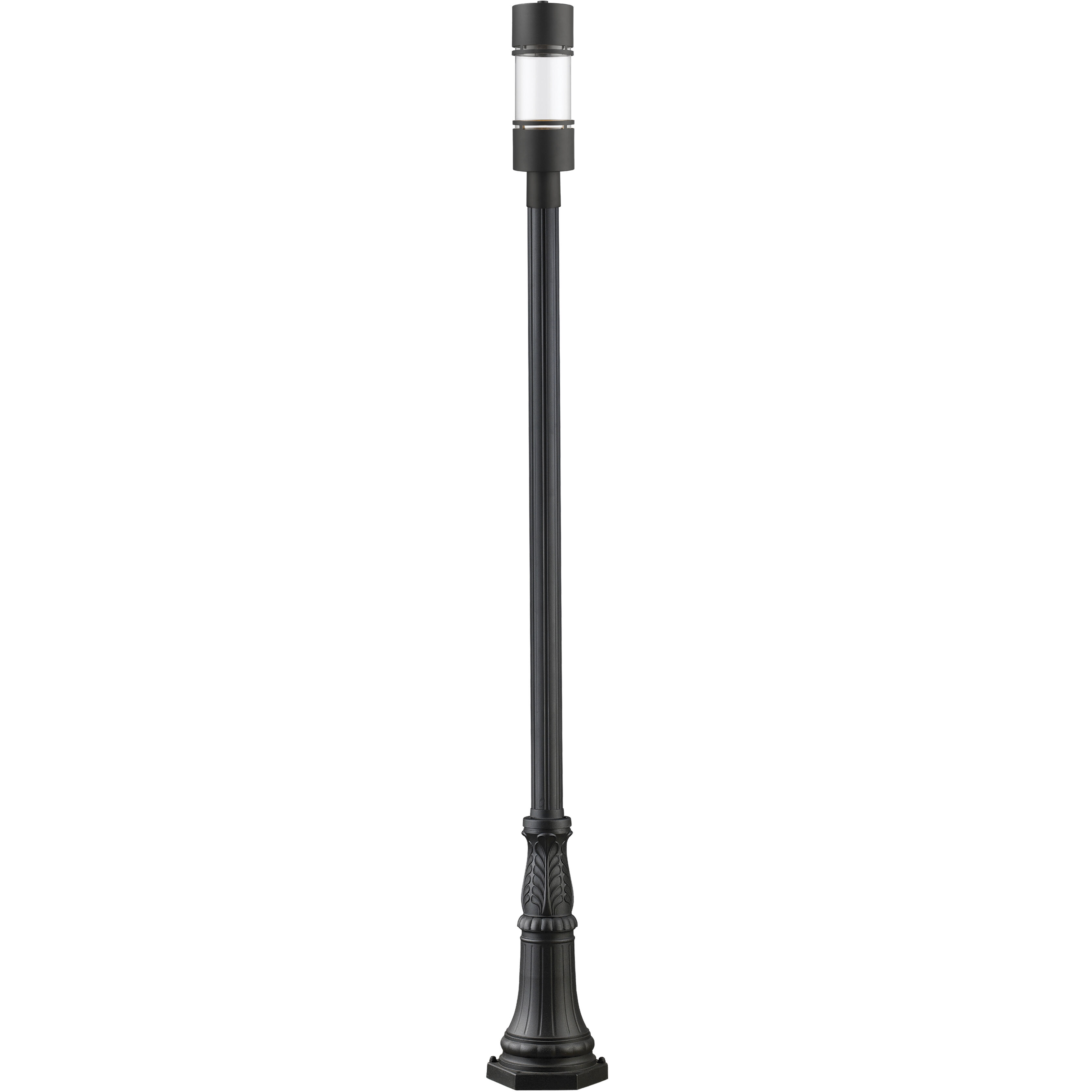 Luminata LED 113.38 inch Black Outdoor Post Mounted Fixture