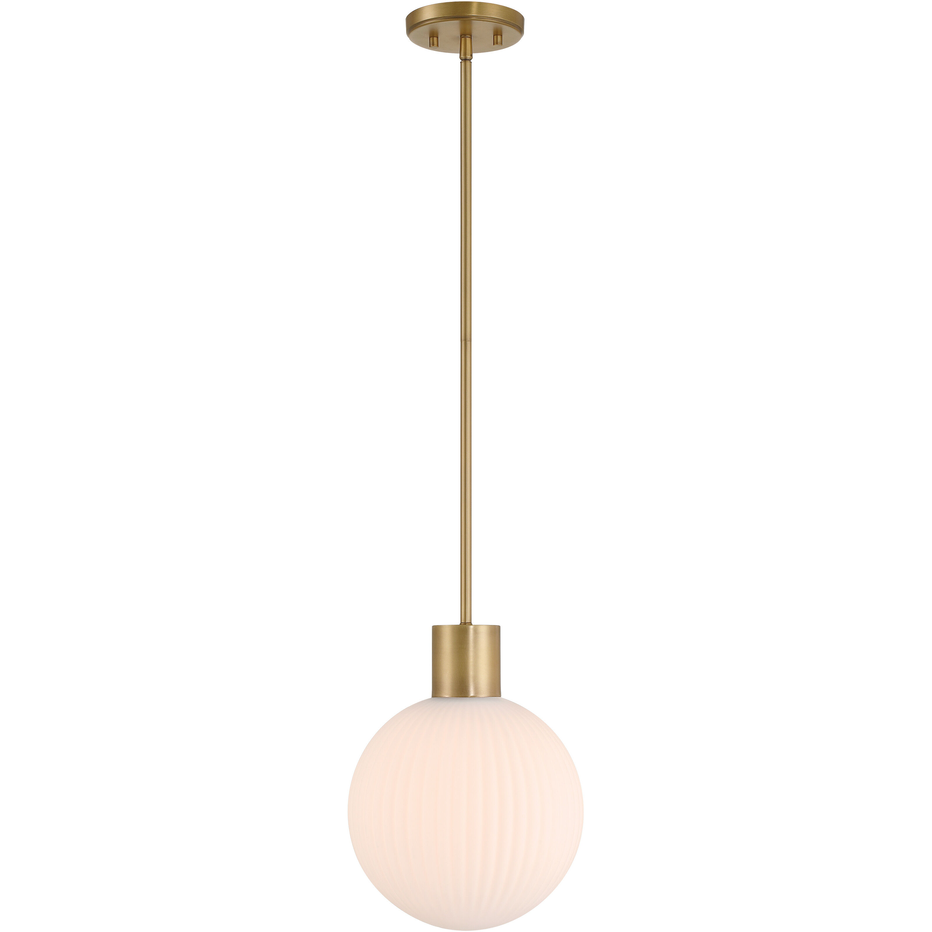 Fenton 1 Light 10 inch Legacy Brass Pendant Ceiling Light