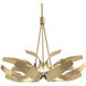 Corona 6 Light 26.9 inch Modern Brass Dining Pendant Ceiling Light