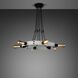 Hero LED 31.5 inch Stone / Smoked Bronze Chandelier Ceiling Light