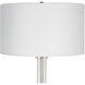 Aurelia 65 inch 150.00 watt Polished Nickel and Crystal Floor Lamp Portable Light