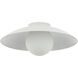Olivia 1 Light 15.75 inch Matte White Flush Mount Ceiling Light