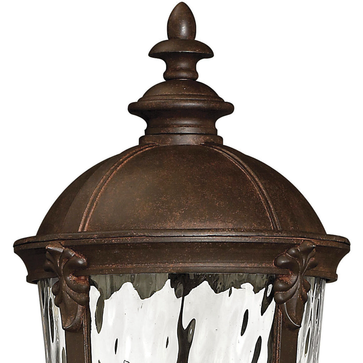 Estate Series Windsor 6 Light 34.75 inch River Rock Outdoor Post Mount Lantern, Extra Large