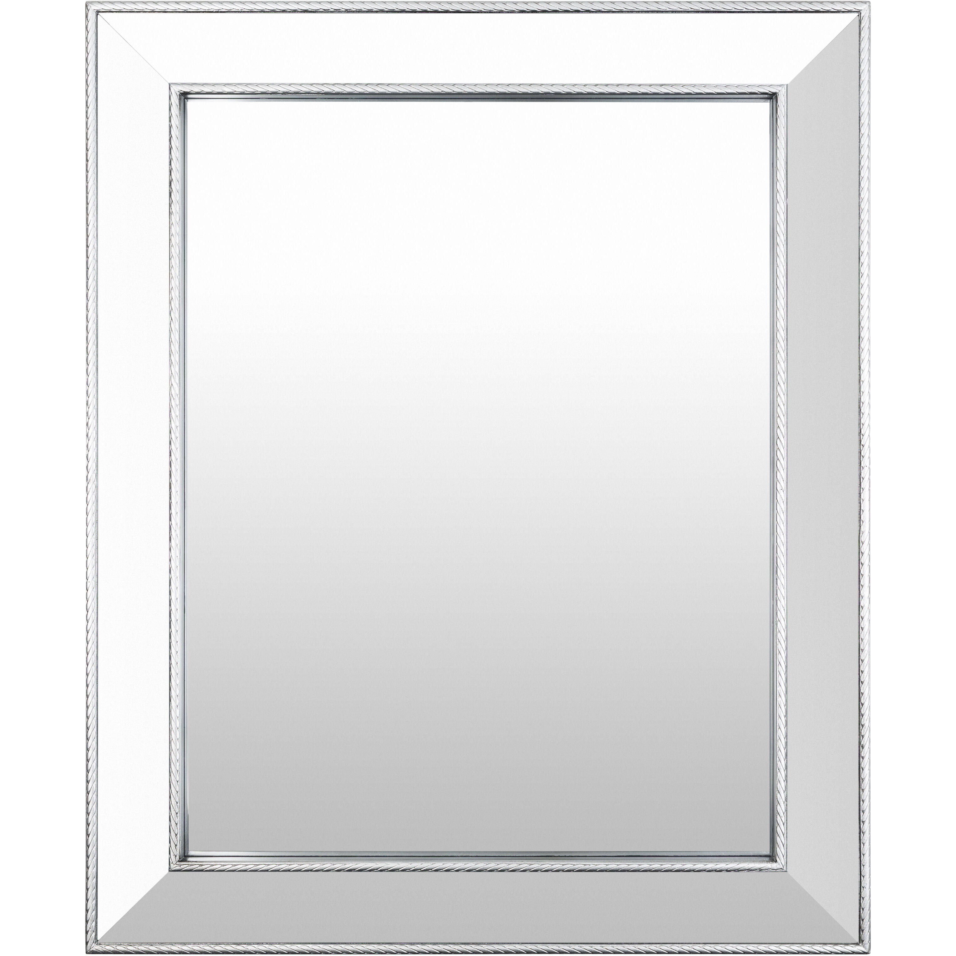 Arian 32 X 26 inch Light Grey Mirror, Rectangle