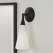 Gatsby 1 Light 5 inch Matte Black Sconce Wall Light